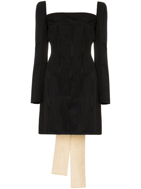Ellery Paalen silk mini dress in black
