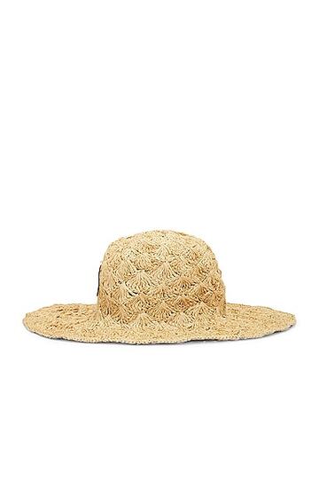 isabel marant tulum crochet hat in neutral in natural