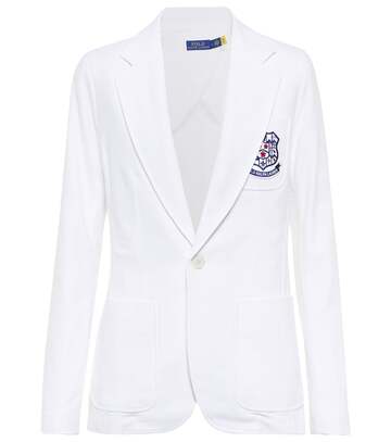 Polo Ralph Lauren Cotton-blend blazer in white