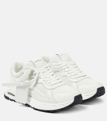 off-white kick off leather sneakers