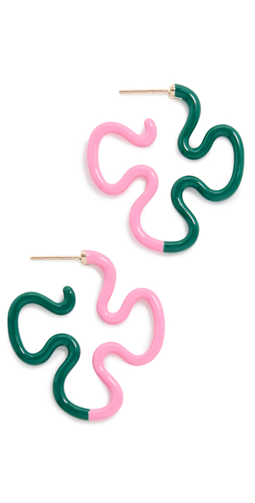 Bea Bongiasca Duo Earrings in pink