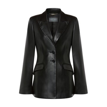 Alberta Ferretti Nappa leather jacket in nero