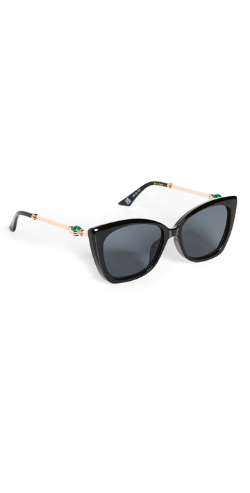 Le Specs Le Specs X Missoma Lyra Sphere Sunglasses in black