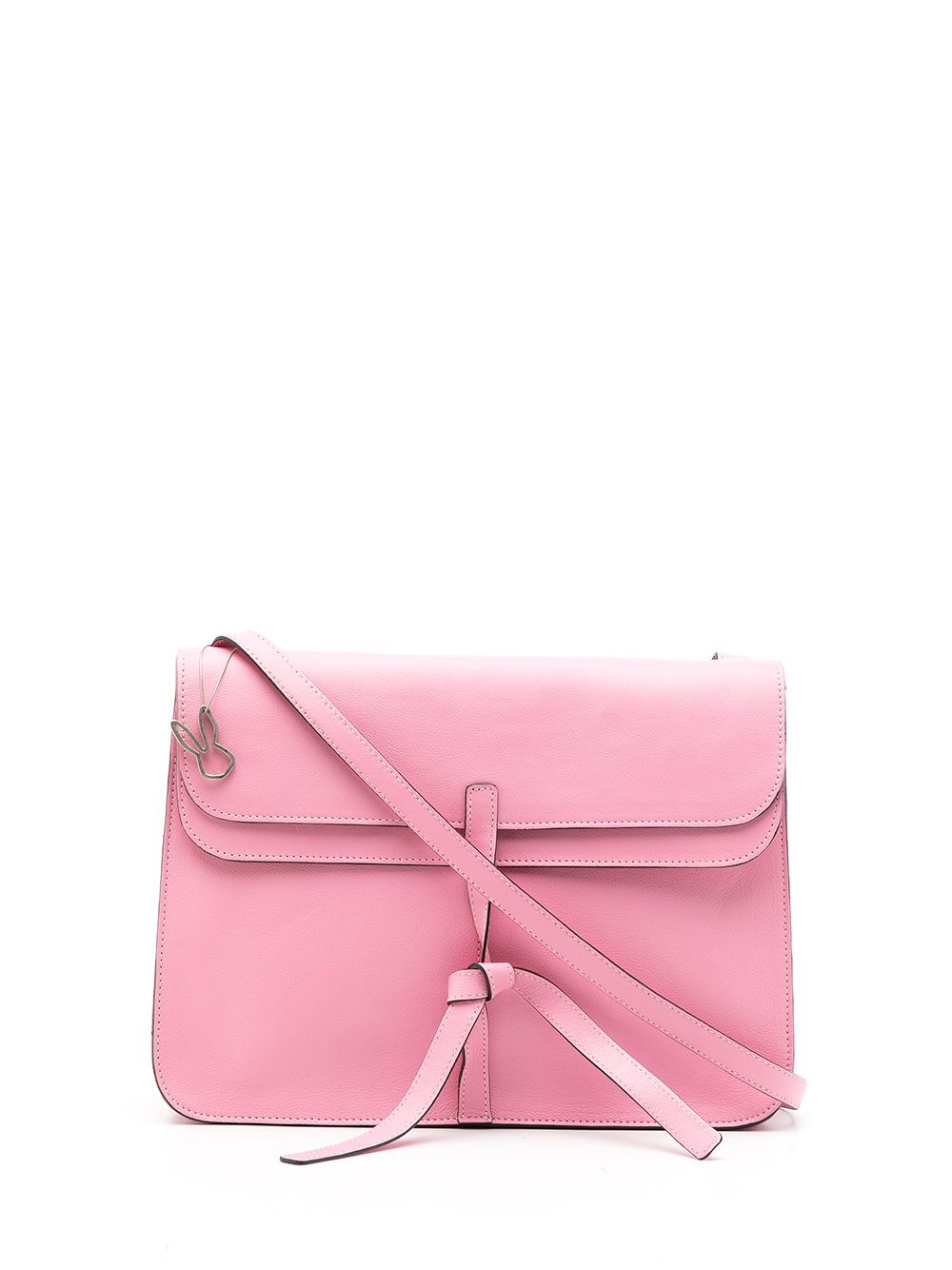 Gloria Coelho large leather shoulder bag - Pink