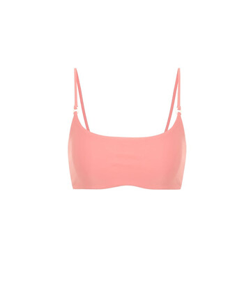 Jade Swim Hinge bikini top in pink