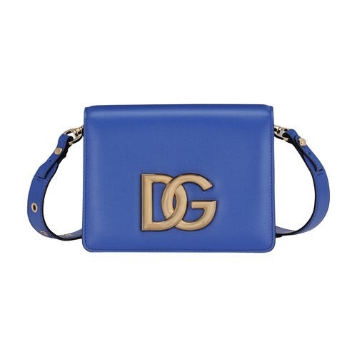 Dolce & Gabbana Calfskin crossbody 3.5 bag in blue