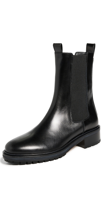 aeyde jack calf leather black boots black 36