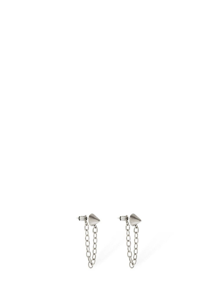ETRO Piercing Earrings W/ Chain in silver