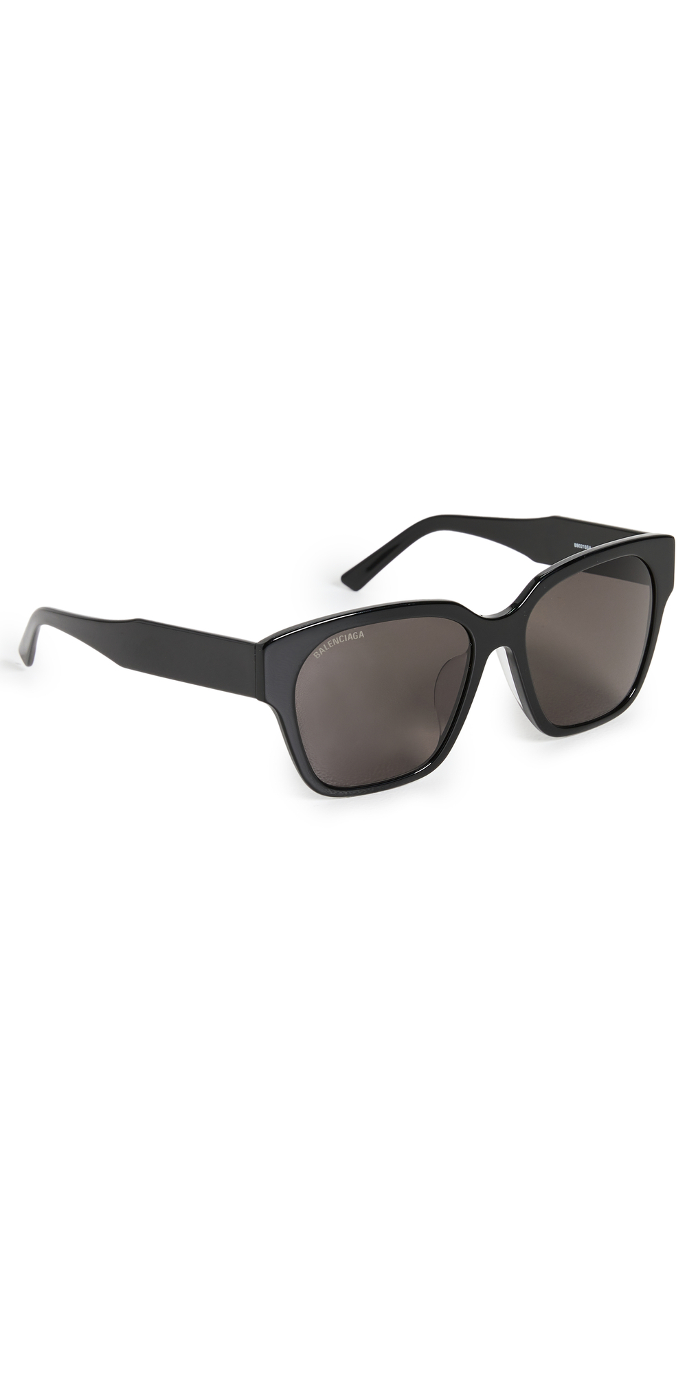 Balenciaga Flat Sunglasses in black / grey