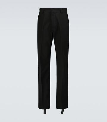 loewe cotton drill pants in black