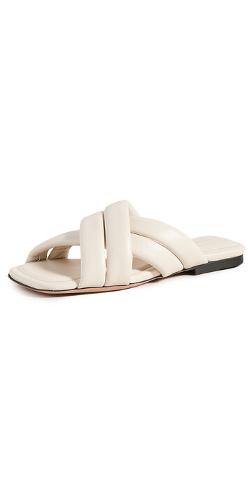 ANINE BING Eve Sandals in ivory