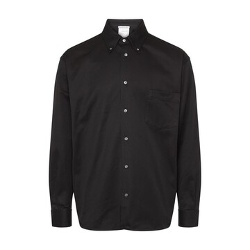 acne studios long sleeve shirt in black