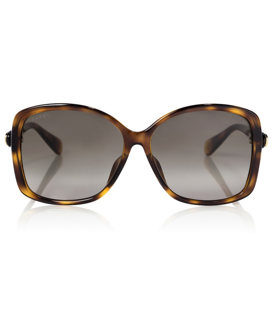 Gucci Rectangle sunglasses in brown