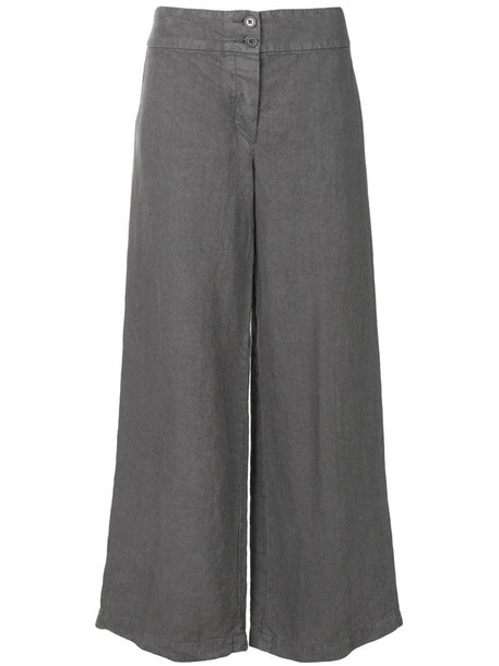 Aspesi wide-leg cropped trousers in grey