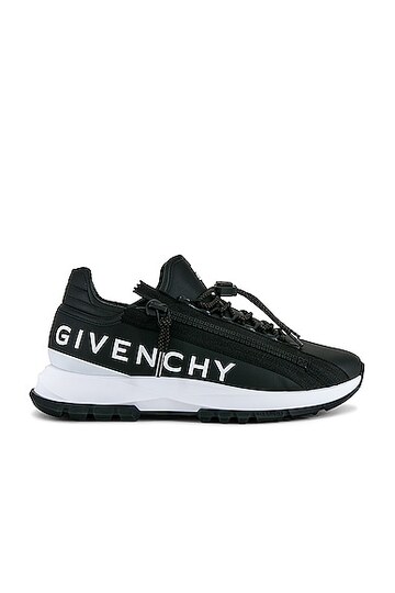 givenchy spectre zip runners sneaker in black