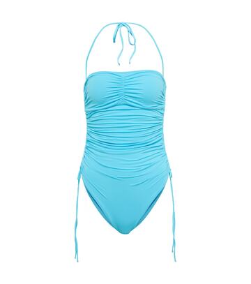 Melissa Odabash Sydney ruched swimsuit in blue