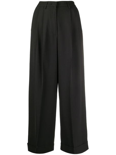 Fabiana Filippi tailored cropped trousers in black
