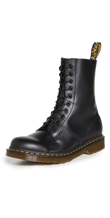 dr. martens 1490 10-eye boots black 11