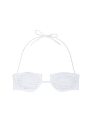 FISCH Coquillage Underwired Bikini Top in white