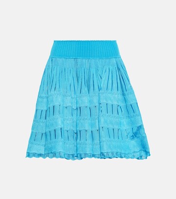 Alaia Alaïa Crinoline miniskirt in blue