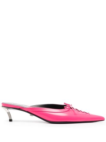 versace pin-point 50mm mules - pink