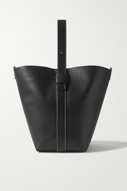 Proenza Schouler White Label - Sullivan Leather Shoulder Bag - Black
