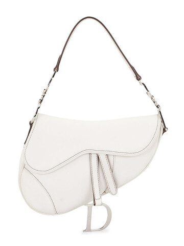Christian Dior pre-owned Saddle shoulder bag in white