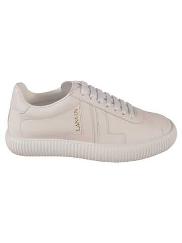 Lanvin Glen Low Top Sneakers in white