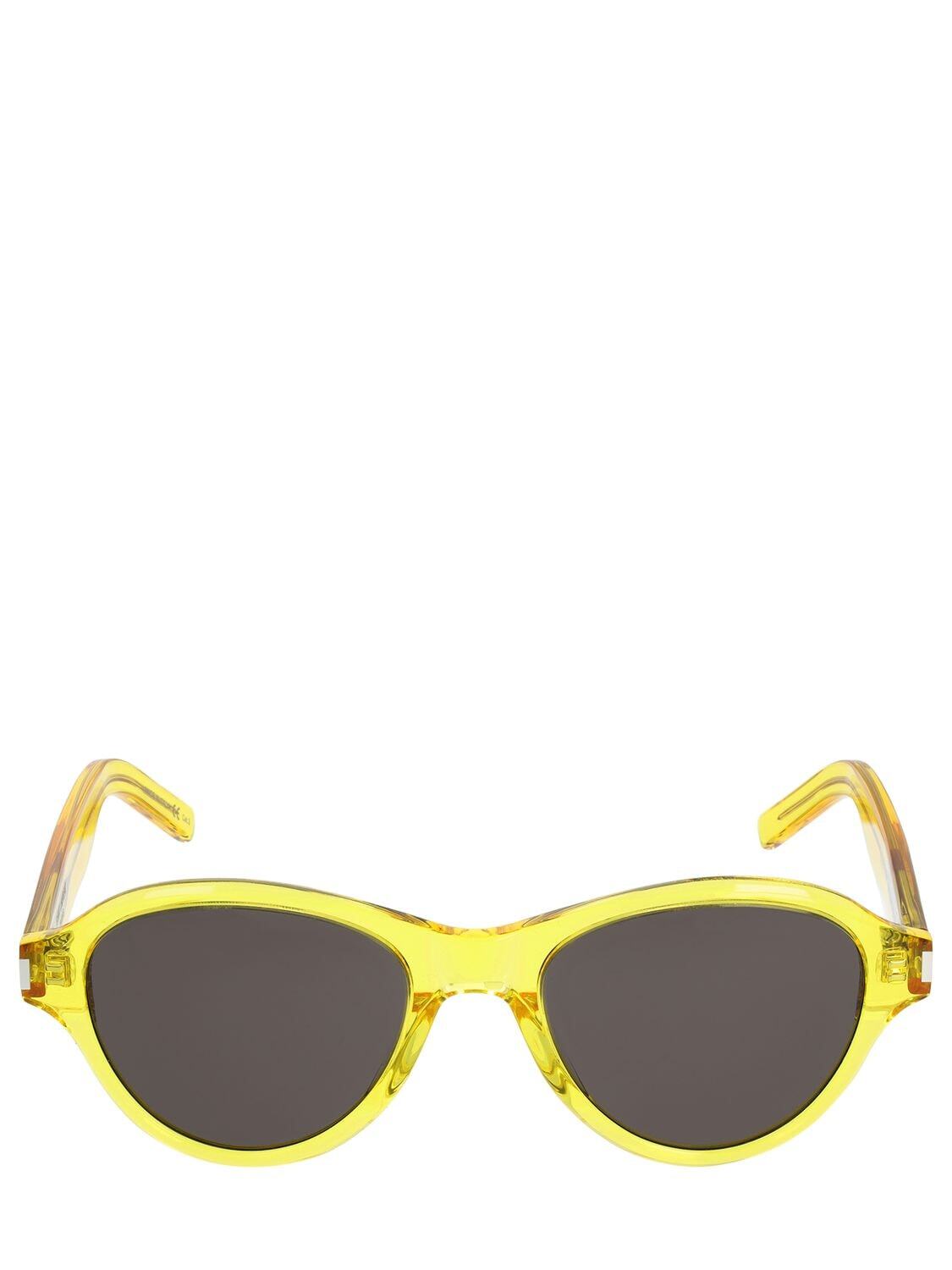 SAINT LAURENT Sl 519 Acetate Sunglasses in yellow
