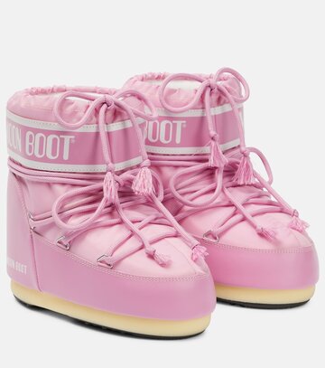 moon boot icon low snow boots in pink