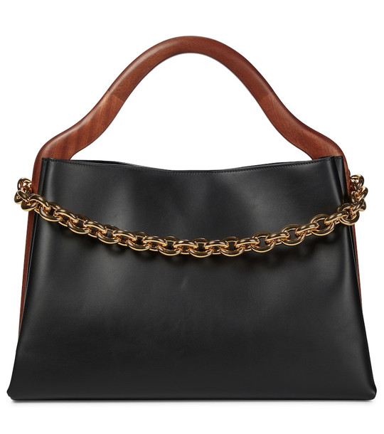 Bottega Veneta Chain leather tote in black