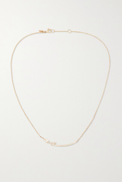 Stephen Webster - + Net Sustain Thorn 18-karat Recycled Rose Gold Diamond Necklace - one size