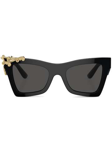 dolce & gabbana eyewear tinted cat-eye sunglasses - black