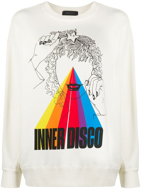 Undercover Inner Disco sweater in white