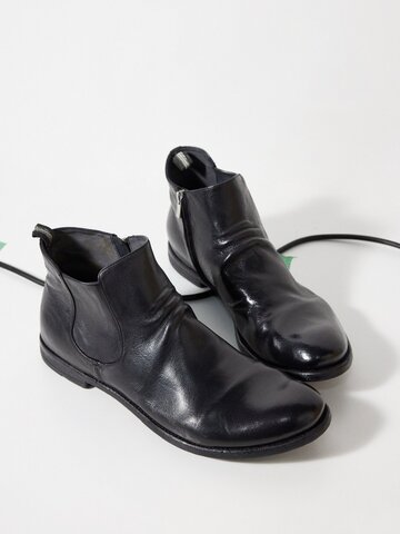 officine creative - arc 514 leather boots - mens - black