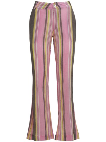 GIMAGUAS San Printed Cotton Pants in pink / multi