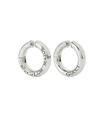 Gucci Logo ear cuffs in silver