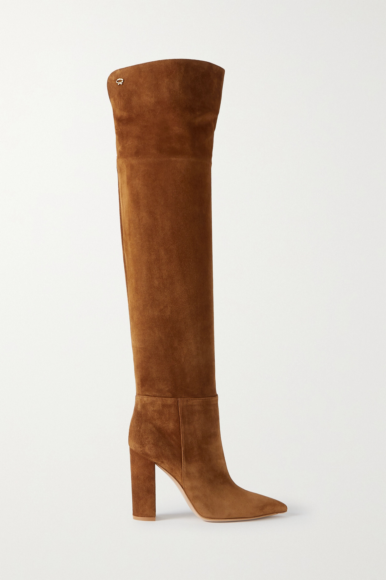 Gianvito Rossi - 100 Suede Over-the-knee Boots - Brown