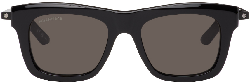Balenciaga Black Square Sunglasses