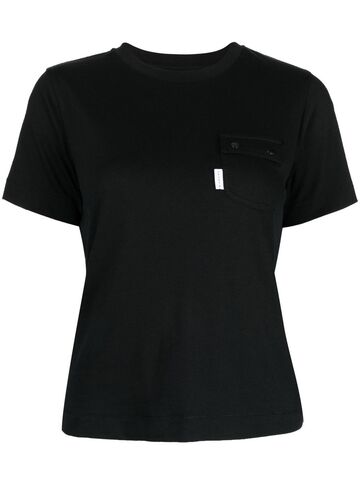 SPORT b. by agnès b. SPORT b. by agnès b. chest-pocket crew-neck T-shirt - Black