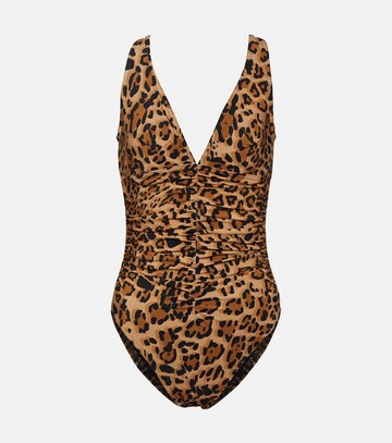 karla colletto printed v-neck swimsuit