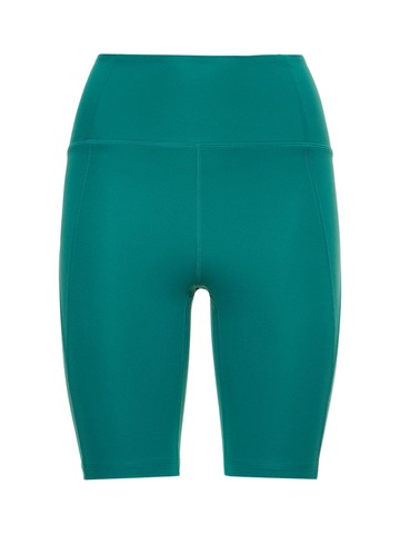 GIRLFRIEND COLLECTIVE High Rise Stretch Tech Running Shorts in green