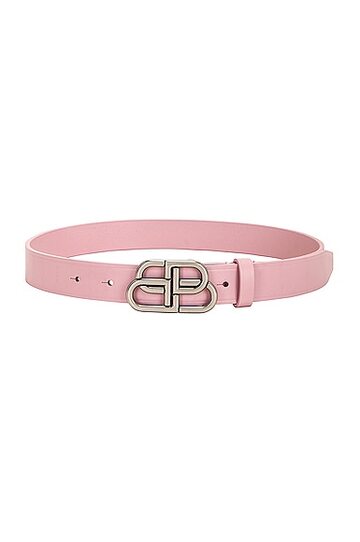 balenciaga bb 25 belt in pink