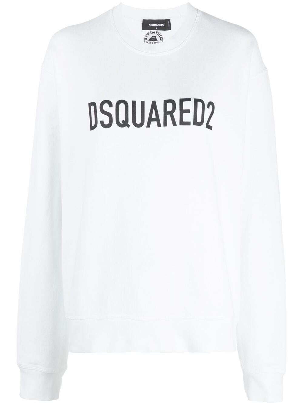 Dsquared2 logo-print cotton sweatshirt - White