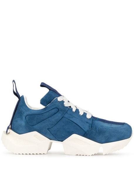 UNRAVEL PROJECT cut-out sole sneakers in blue