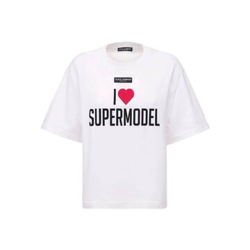 Dolce & Gabbana Supermodel T-shirt in white