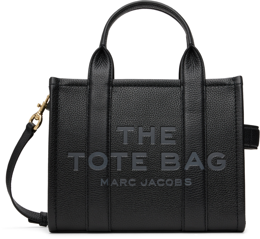 Marc Jacobs Black 'The Leather Mini Tote Bag' Tote