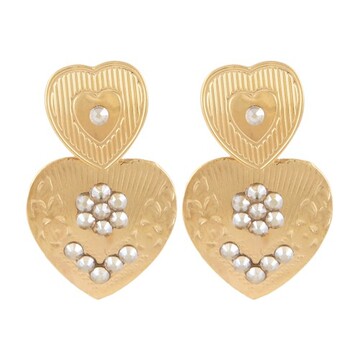 Gas Bijoux Love Mini earrings in gold