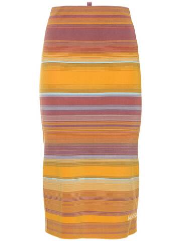 MARC JACOBS (THE) The Tube Skirt in orange / purple