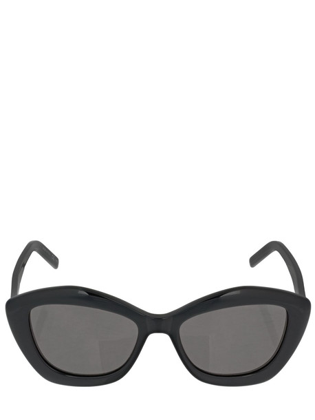SAINT LAURENT Sl 423 Bolded Acetate Sunglasses in black / grey